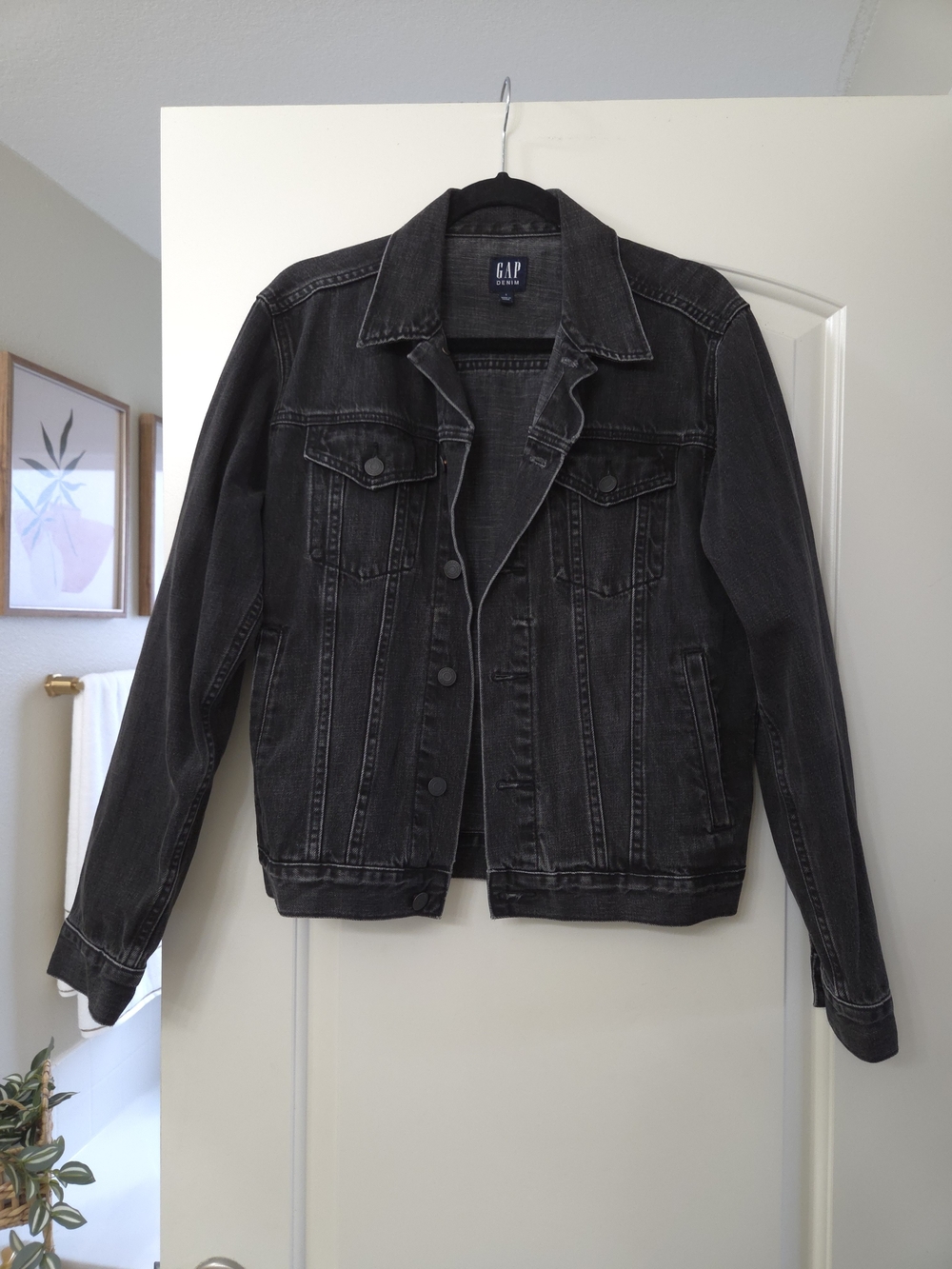 GAP Men's/Women's Black Denim Jacket